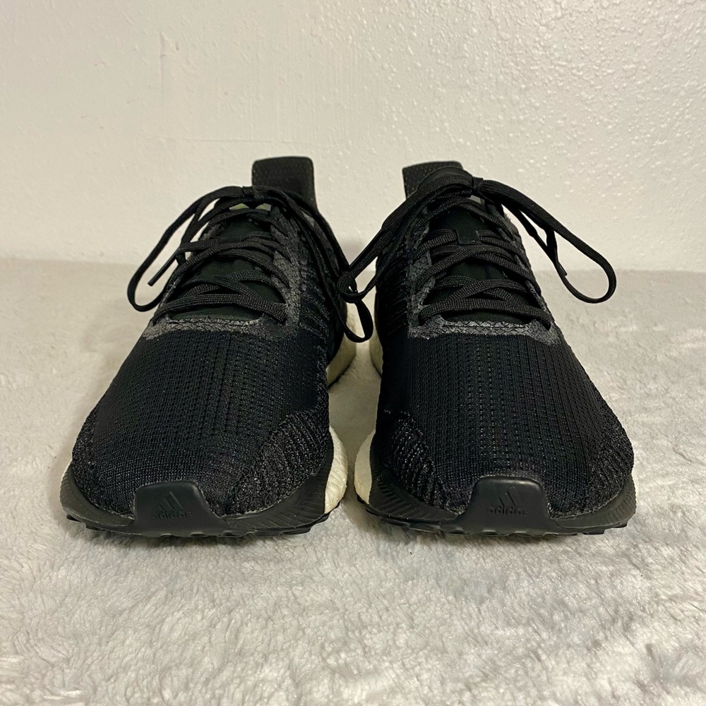 Adidas SolarBoost 19 Black White Running Shoes Men’s Size 13 - Picture 4 of 12